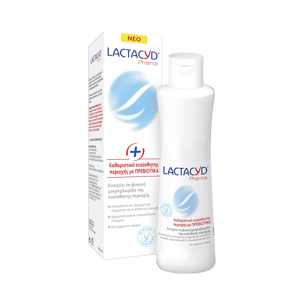 LACTACYD - Καθαριστικό Ευαίσθητης Περιοχής με Πρεβιοτικά - 250ml